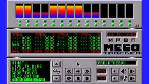 Apple IIgs MegaTracker demo