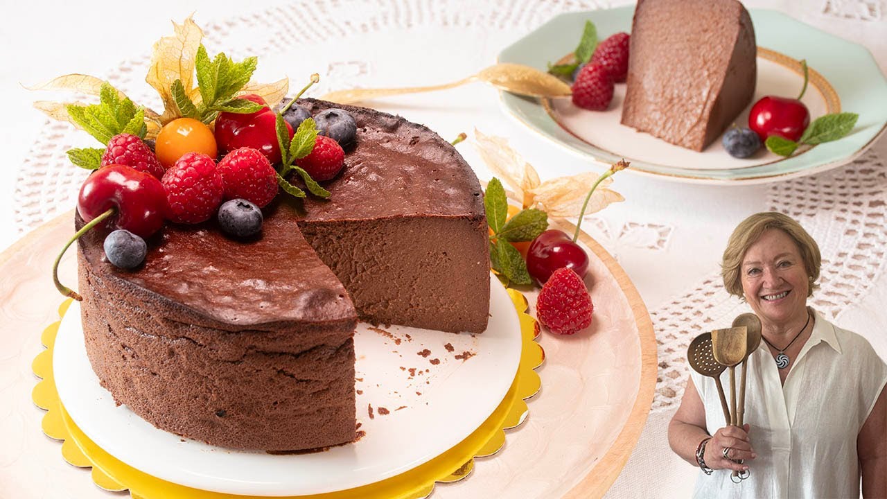 Tarta de queso y chocolate. Pura FELICIDAD