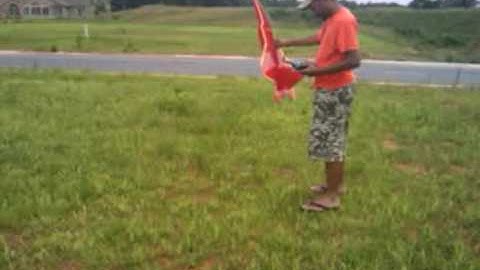 Scratch Built f 22 Rapter RC Plane CRASH!