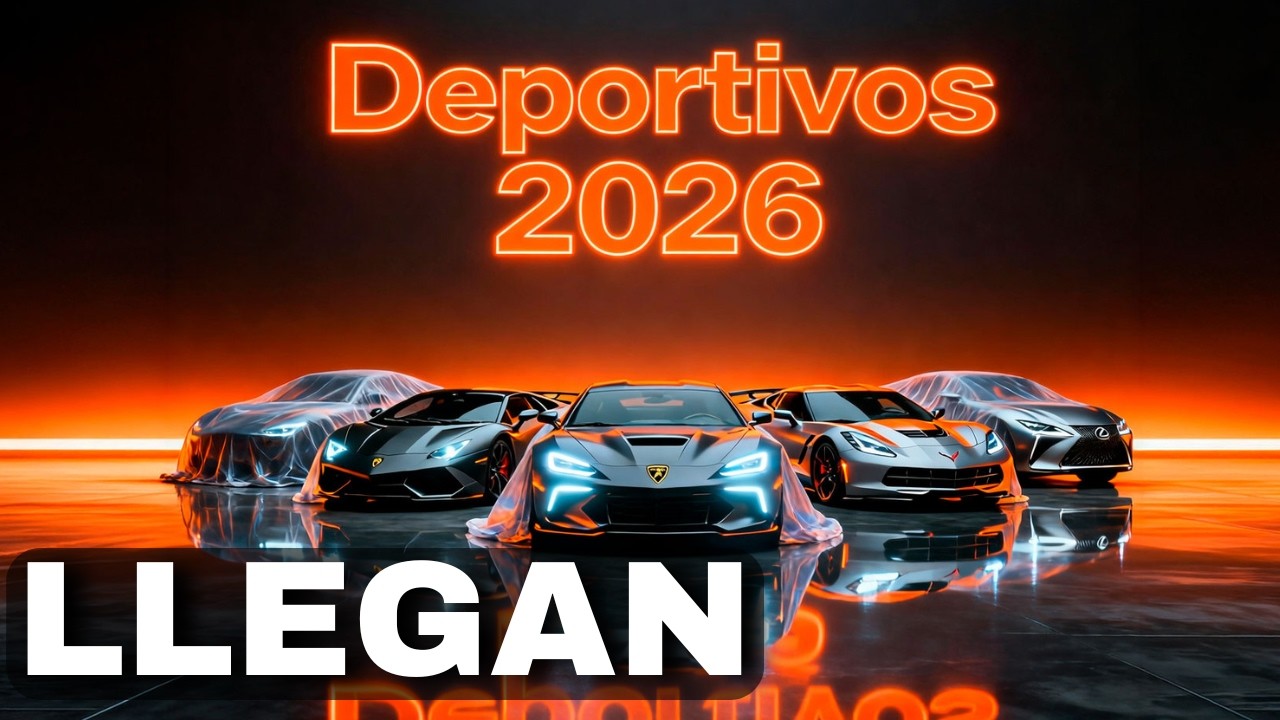 Nuevos Autos DEPORTIVOS 2026: Los 13 Autos Más IMPRESIONANTES, que llegan o se actualizan