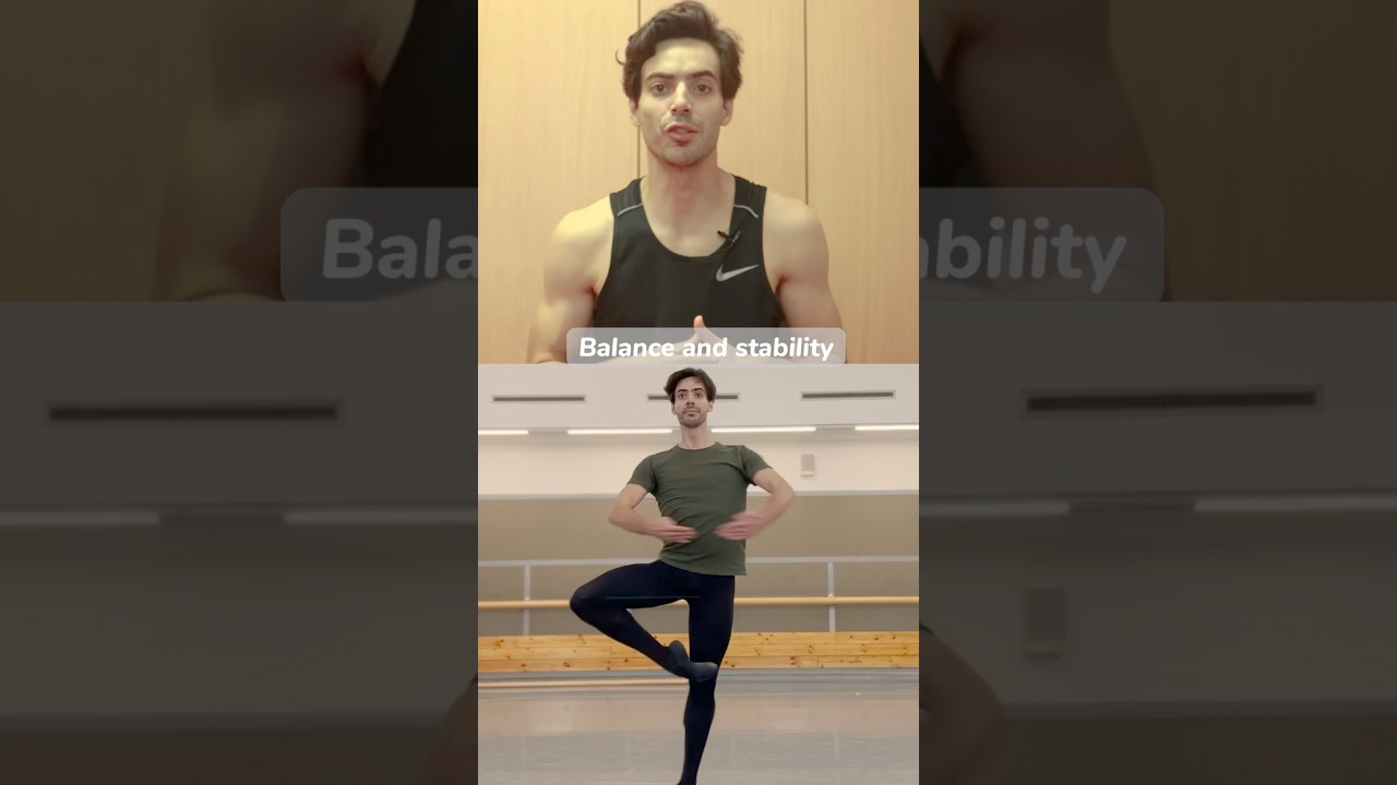 MALE BALLET DANCER PRACTICE 