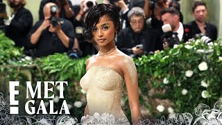 Tyla Slays With A Sand-Inspired Gown And Hourglass Handbag 2024 Met Gala