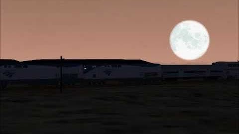 [MSTS/Open Rails] Amtrak #4 near Barstow, CA