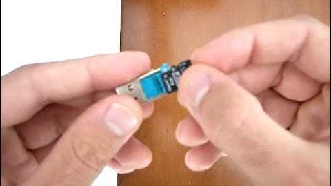 Video Unboxing Review Smallest MicroSD TransFlash USB Card Reader Cover