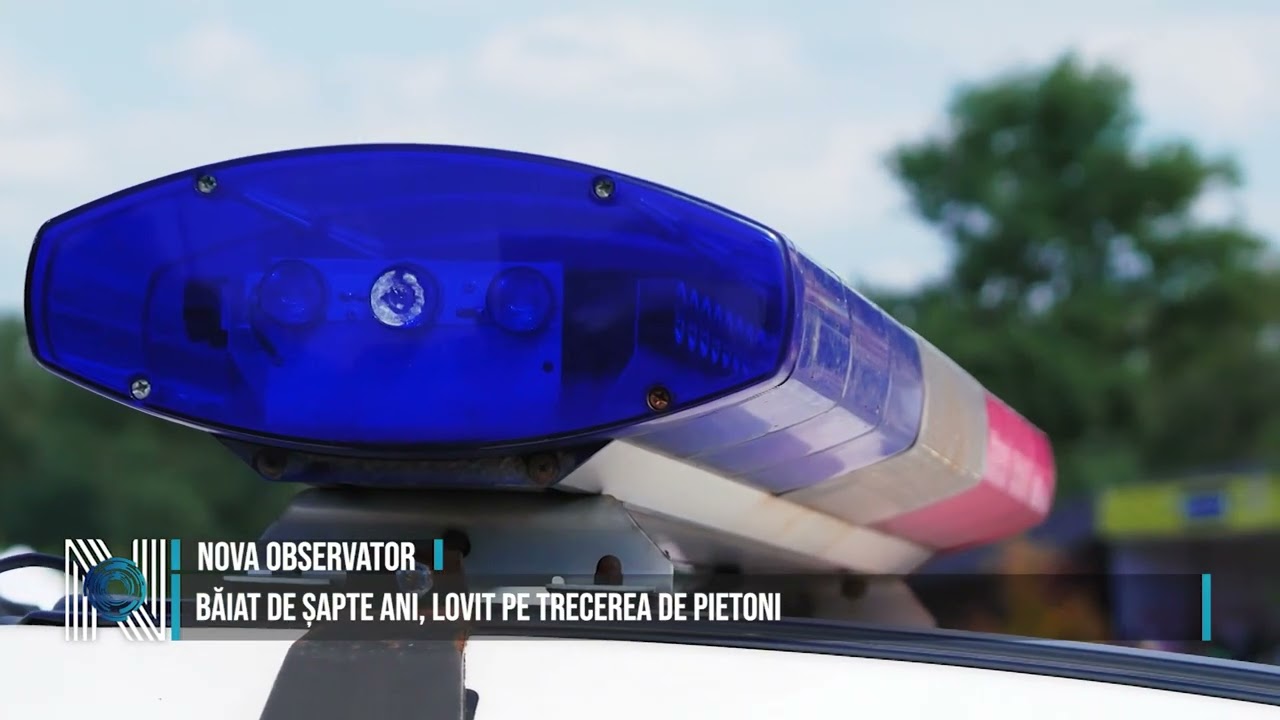BĂIAT DE ȘAPTE ANI, LOVIT PE TRECEREA DE PIETONI BĂIAT DE ȘAPTE ANI, LOVIT PE TRECEREA DE PIETONI