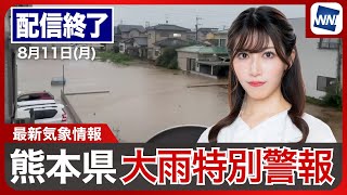 ウェザーニュースの配信のサムネイル画像