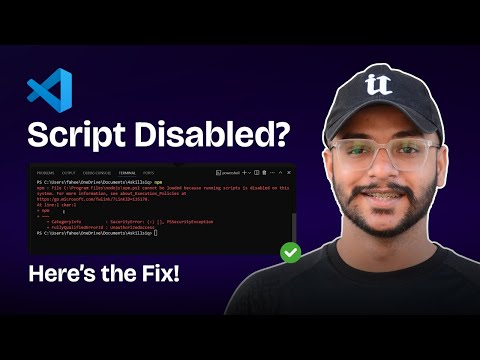 Fix File cannot be loaded because running scripts is disabled on this system | Easy Solution 2025