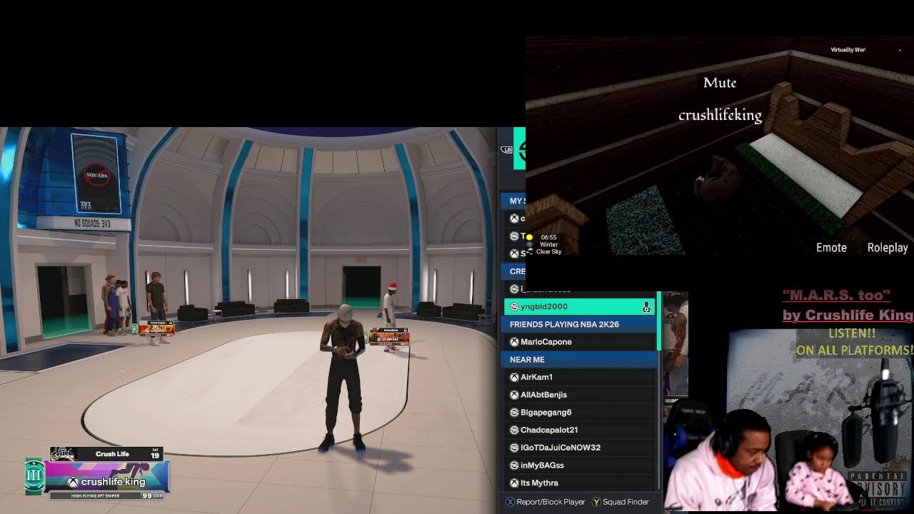 Crushlife King PLAYS.... "CrushLife King PLAYS.. Daddy daughter double Stream!!!!!