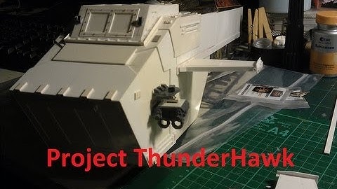 Building a Thunderhawk Gunship (from scratch) - part 1