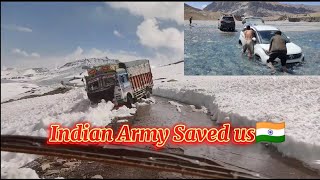 How BRO Saved Me At 16000 Feet 🇮🇳❤️ PUNJAB TO LEH - Episode1 | How we Got stucked ⚠️