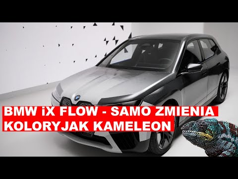 Nowe BMW iX FLOW - samo zmienia kolory! w BMW zastosowano technologię E-Ink