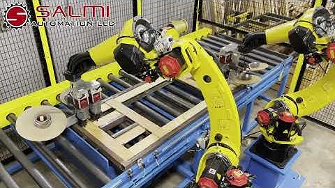 Dual Robot Pallet Nailer