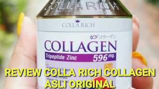 Review Colla Rich Collagen || Colla Rich Collagen Asli Dan Palsu 085230364741