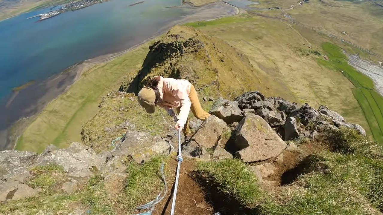 Iceland's MOST DANGEROUS Ridge Walk Ever? Kirkjufell — Kirkjufell — video poster
