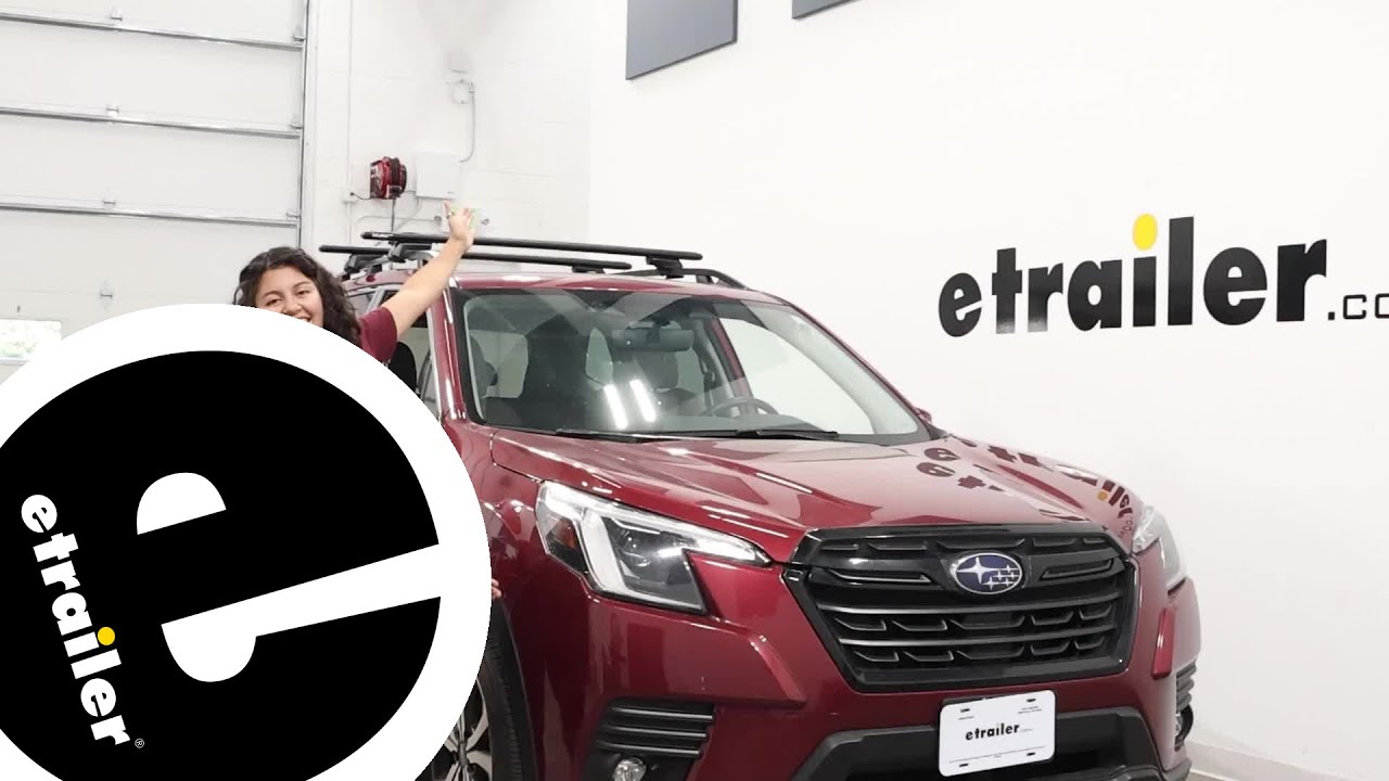 etrailer | Installing the Thule WingBar Evo Roof Rack on a 2024 Subaru Forester