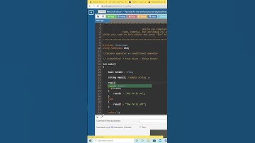 Using the Ternary Operator (Conditional Operator) #shorts #programming #conditionalstatements