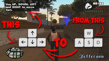 how to change gta san andreas controls | gta sa change buttons