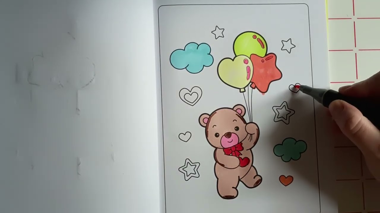 ASMR / sweet drawing / colora con me/ ❤️❤️ iscriviti al canale grazie 