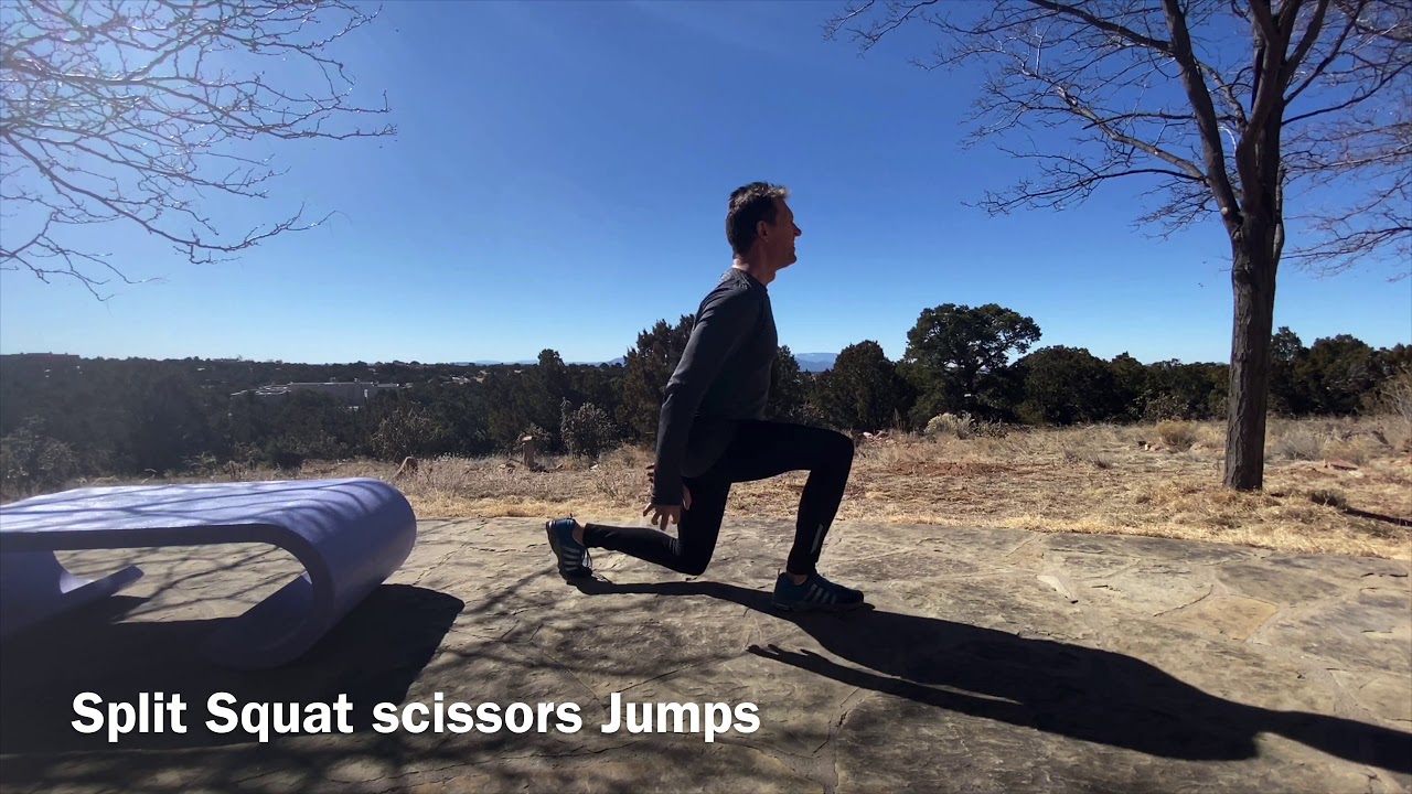 Split Scissors Exercise Split Squat Scissors Jumps - YouTube