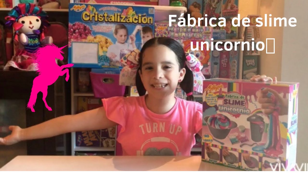 Unboxing Fabrica De Slime Unicornio 🦄videomanía Alucinante Slime