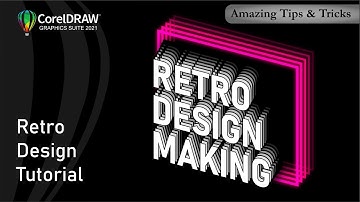 Retro Style Typography | Amazing CorelDraw Tips & Tricks For Beginners, Advance | By Ashish Rastogi