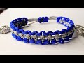 Pulsera en nudo plano y alondra #bisuteria #manillasdehilo #macrame