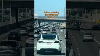 Police Car Drives Zigzag Across I-880! 😱 Here’s Why They Do It