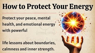 How to Protect Your Energy | Powerful Life Lessons for Peace, Self-Respect & Mental Strength