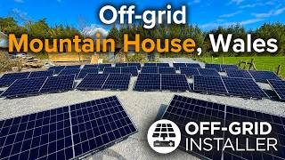 🏔️ 20kW Off-Grid Solar Installation: Remote Welsh Mountain Cottage