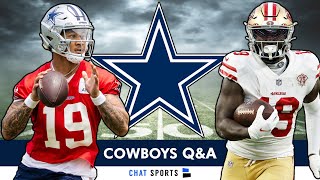 Cowboys Trade Rumors On Tristan Wirfs & Deebo Samuel + Trey Lance Beating Cooper Rush For QB? | Q&A