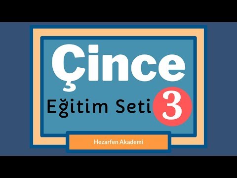 ÇİNCE EĞİTİM SETİ