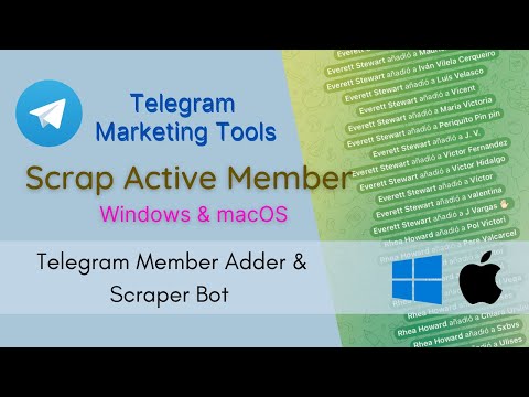 How To Scrap & Add Real Active Telegram Member To Your Group And Channel for FREE | Windows & macOS