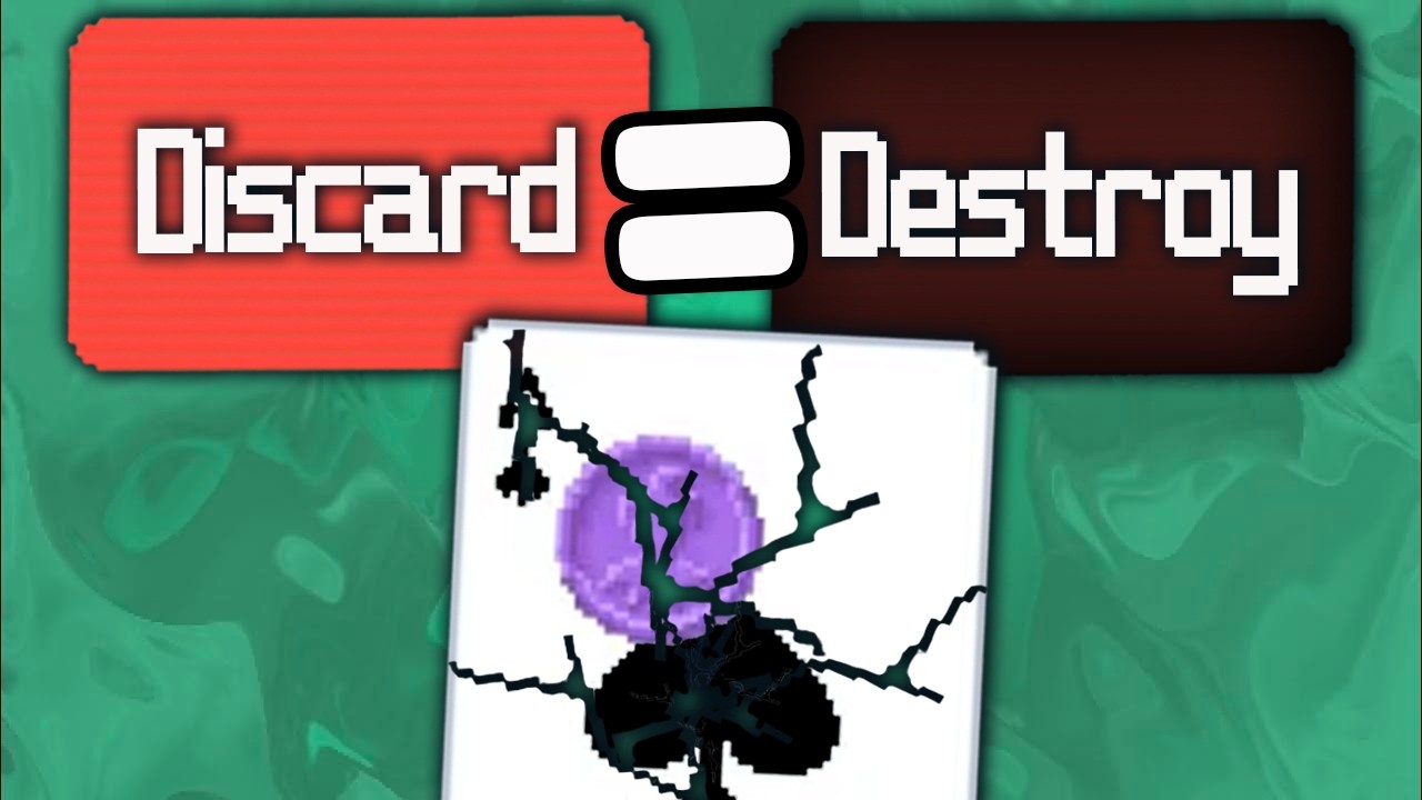 Balatro But Discarding Deletes Your Cards w/ @drspectred 