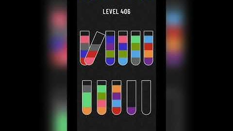 Water sort puzzle level 406