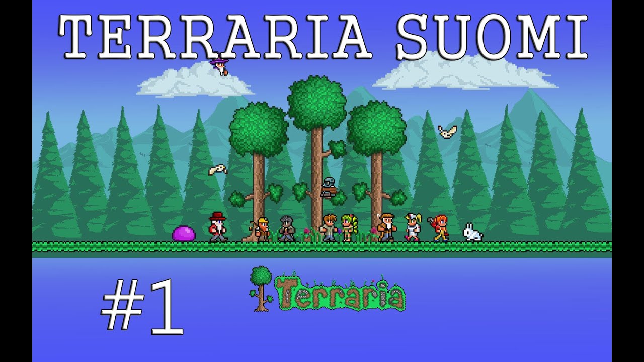 Terraria Suomi: Aloitus - MIkä tää peli on?! #1