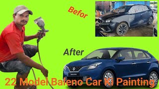 2022 model Baleno neele colour Mein char panel paint Kiya aur ek bumper naya aage wala screenshot 3