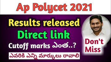 Download ap polycet results 2021|ap polycet results 2021|ap polycet 2021 results|