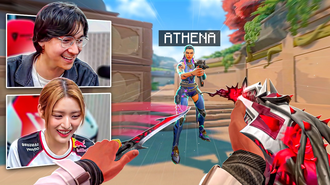 I PLAYED VALORANT WITH ATHENA from FIFTY FIFTY !!!