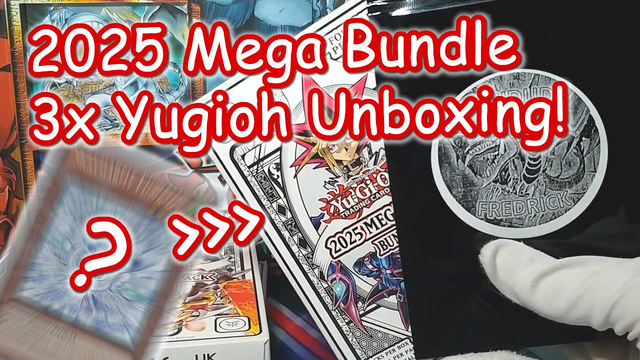 HAPPY NEW YEAR!!! Yugioh 2025 Mega-Pack Bundle 3x unboxing.