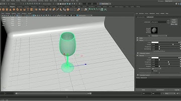 Autodesk Maya 2017 Tutorial: Texturing and Lighting a Wineglass