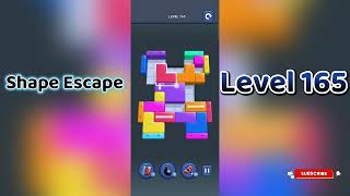 🔥 Shape Escape Level 165 Walkthrough | Can You Solve It 🧠💥