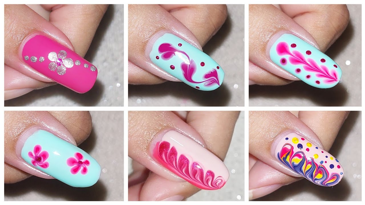 Easy nail Art within 2 minutes💅😱|| Simple nail designs 
