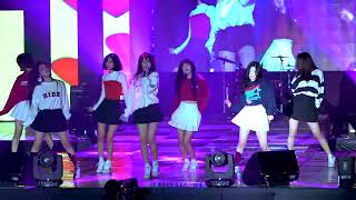 Download Lagu 181206 Oh My Girl [Oh My Girl] One Step Two Stops - step by step Blue Stars Concert in Uijeongbu Gym MP3