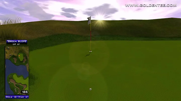 Golden Tee Great Shot on Greek Hills!