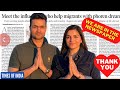 Special THANK YOU Message For All Of You | Flying Abroad Got Featured In Times Of India Newspaper