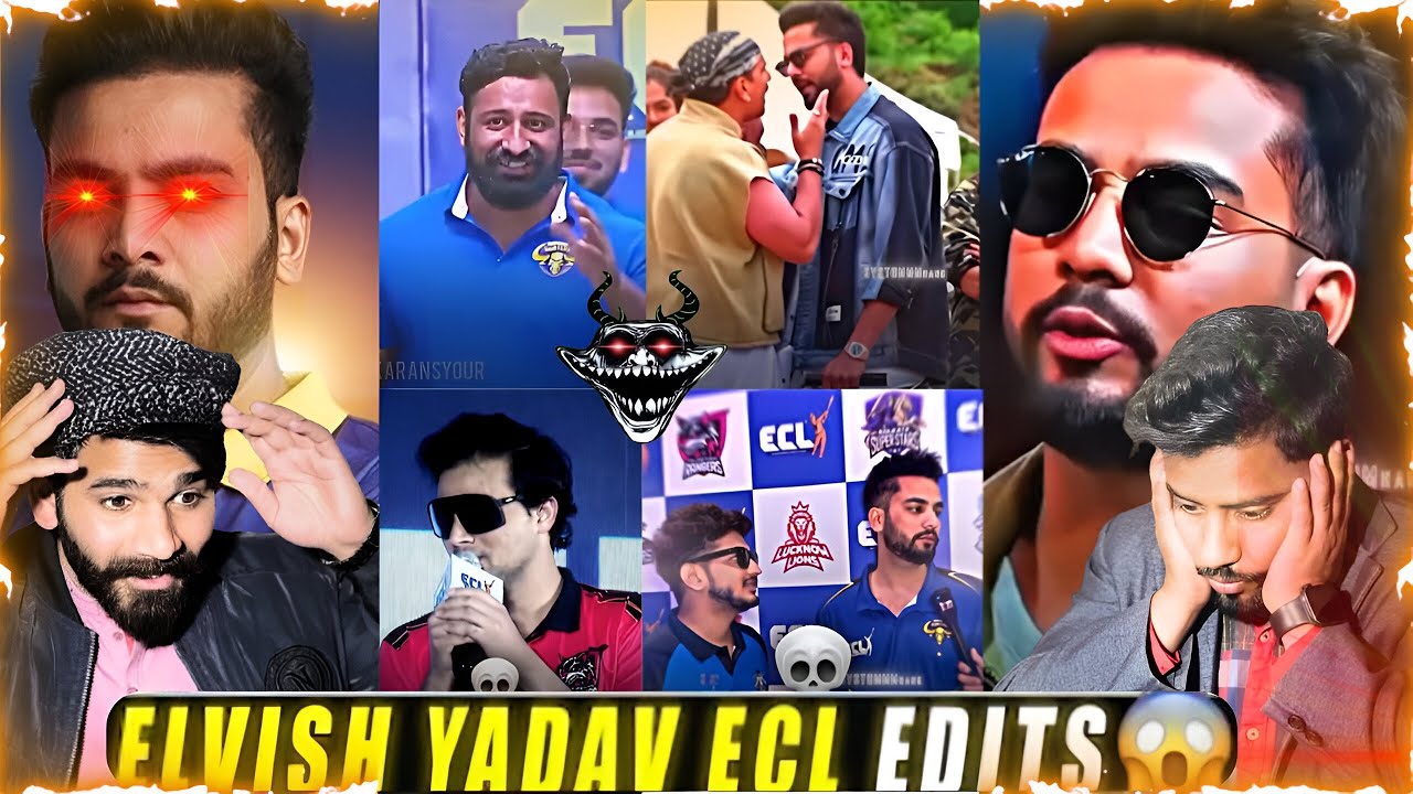 Reaction on Elvish Yadav Attitude Edits 😈| Elvish ECL Attitude🔥