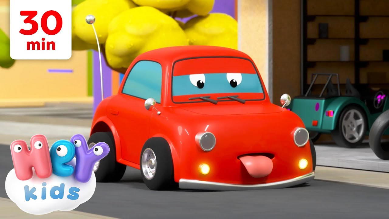 Das Auto Kinderlied! Fahrzeuge für Kinder HeyKids Deutsch