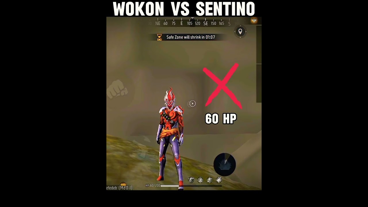 wokon vs sentino skill test ||who is best🤯