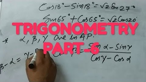 TRIGONOMETRY Part-6|Compound Angles|AJIT SHARMA