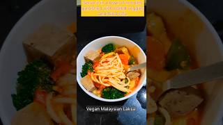 No onion & Garlic Vegan Malaysian Laksa vegan curry laksa malaysian